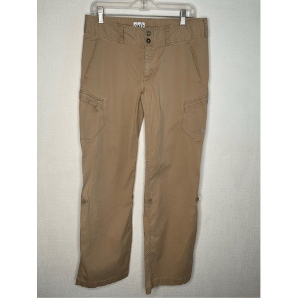 The North Face Sands‎ Beige Hiking Straight Pants Women 10 India Cotton/Elastane